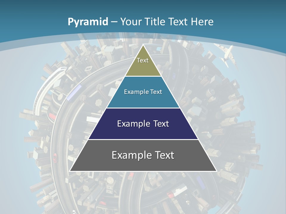 Cartoon Chaotic City PowerPoint Template