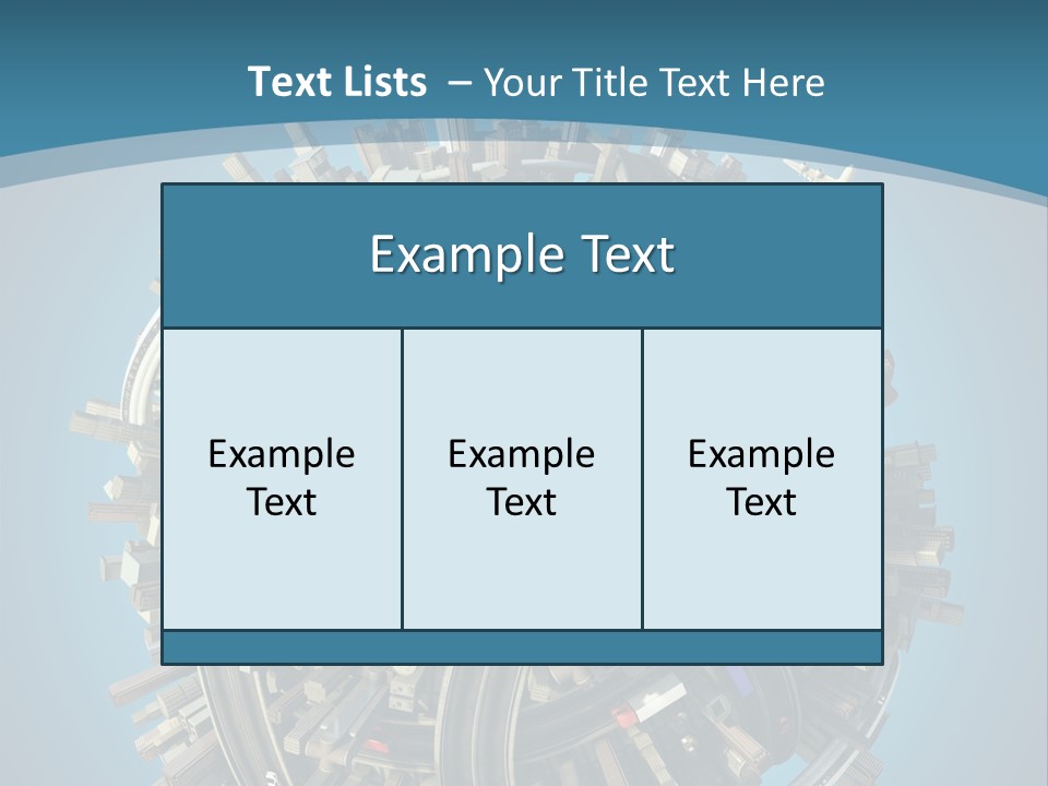 Cartoon Chaotic City PowerPoint Template