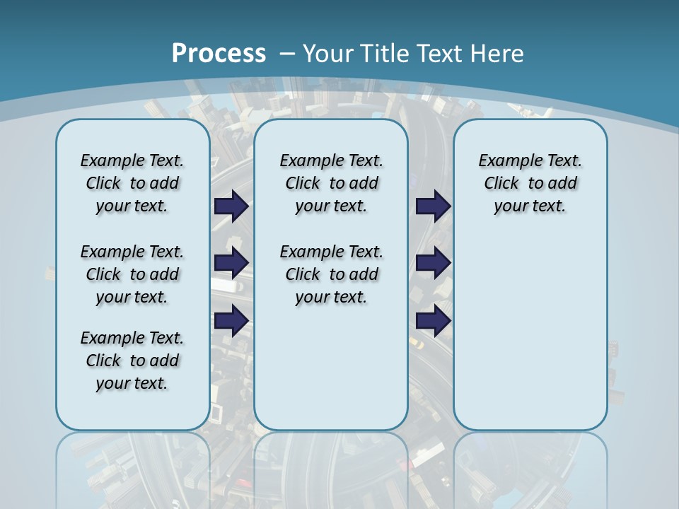 Cartoon Chaotic City PowerPoint Template