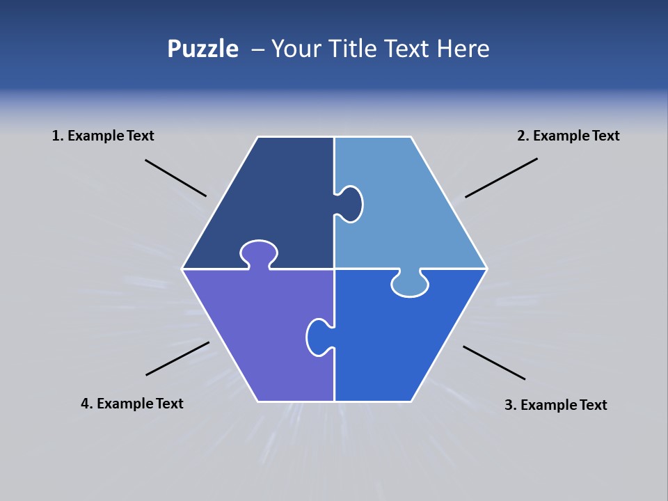 Zoom Illustration Dark PowerPoint Template