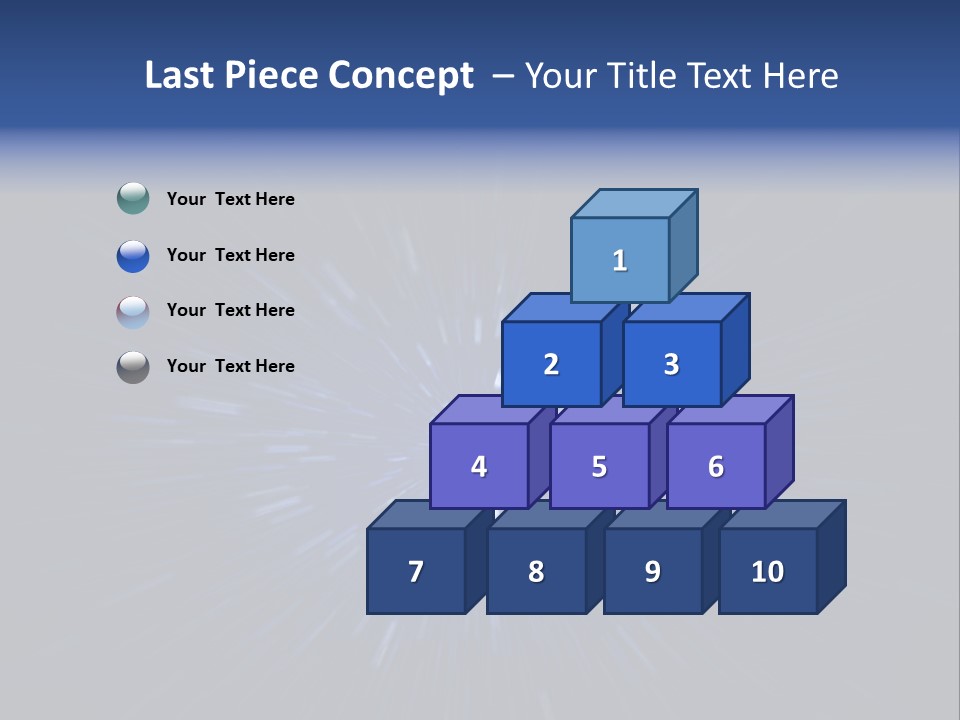 Zoom Illustration Dark PowerPoint Template
