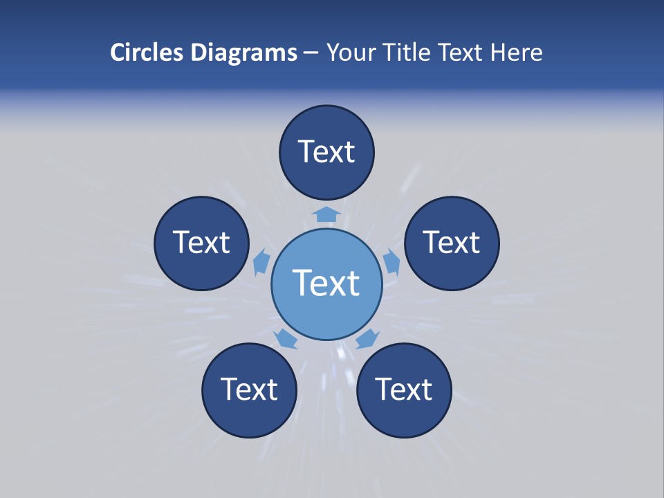 Zoom Illustration Dark PowerPoint Template