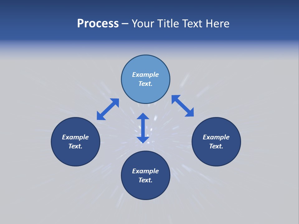 Zoom Illustration Dark PowerPoint Template