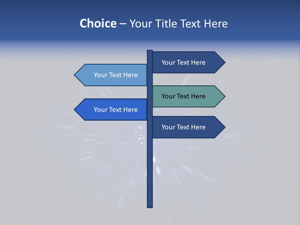 Zoom Illustration Dark PowerPoint Template