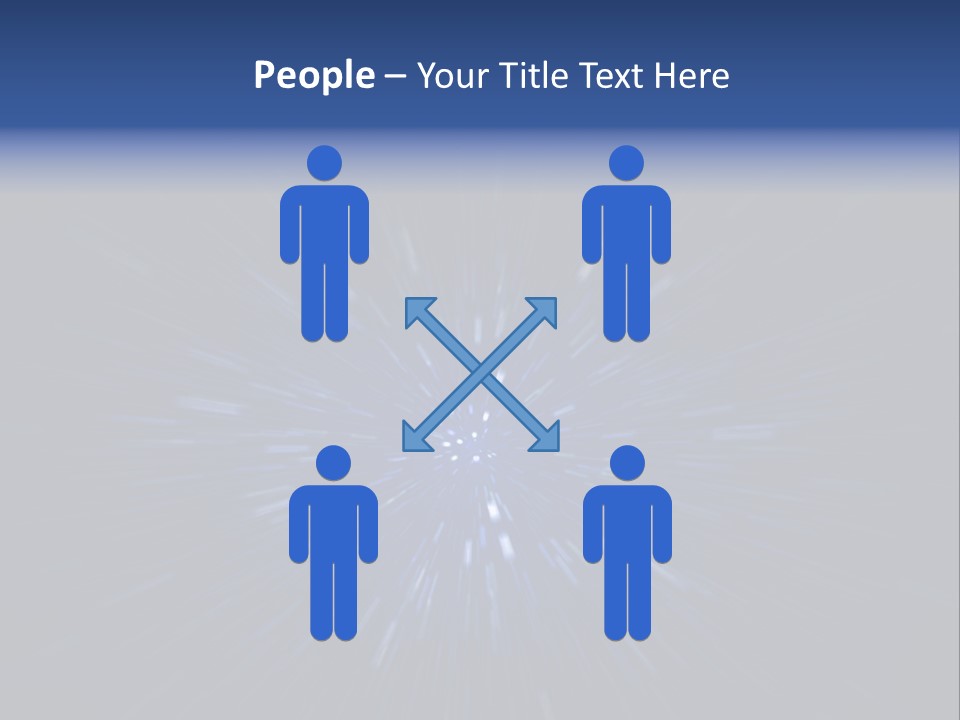 Zoom Illustration Dark PowerPoint Template