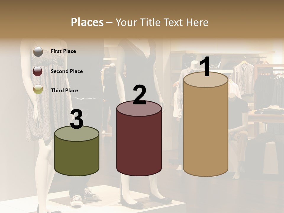 Women Male Fashion PowerPoint Template