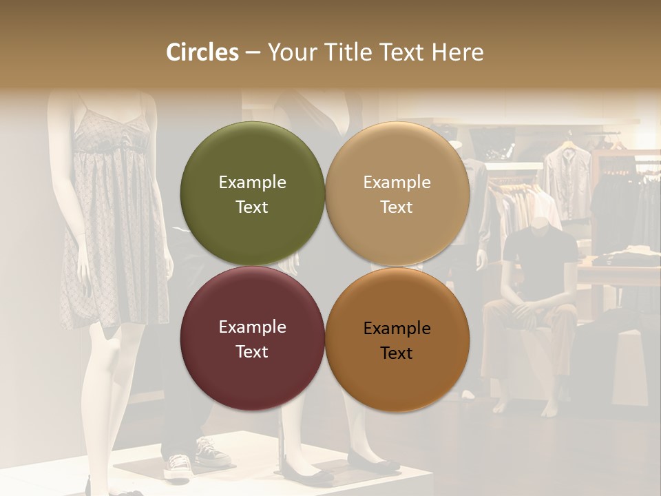 Women Male Fashion PowerPoint Template