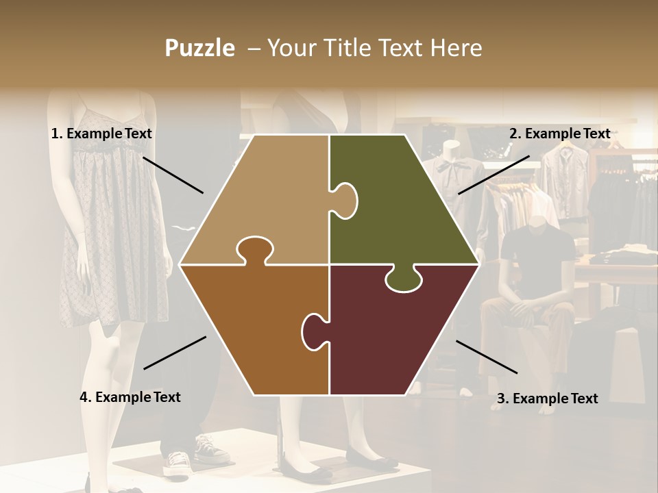 Women Male Fashion PowerPoint Template