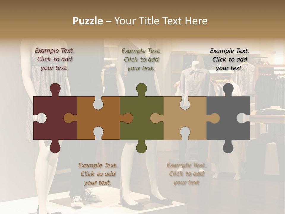 Women Male Fashion PowerPoint Template