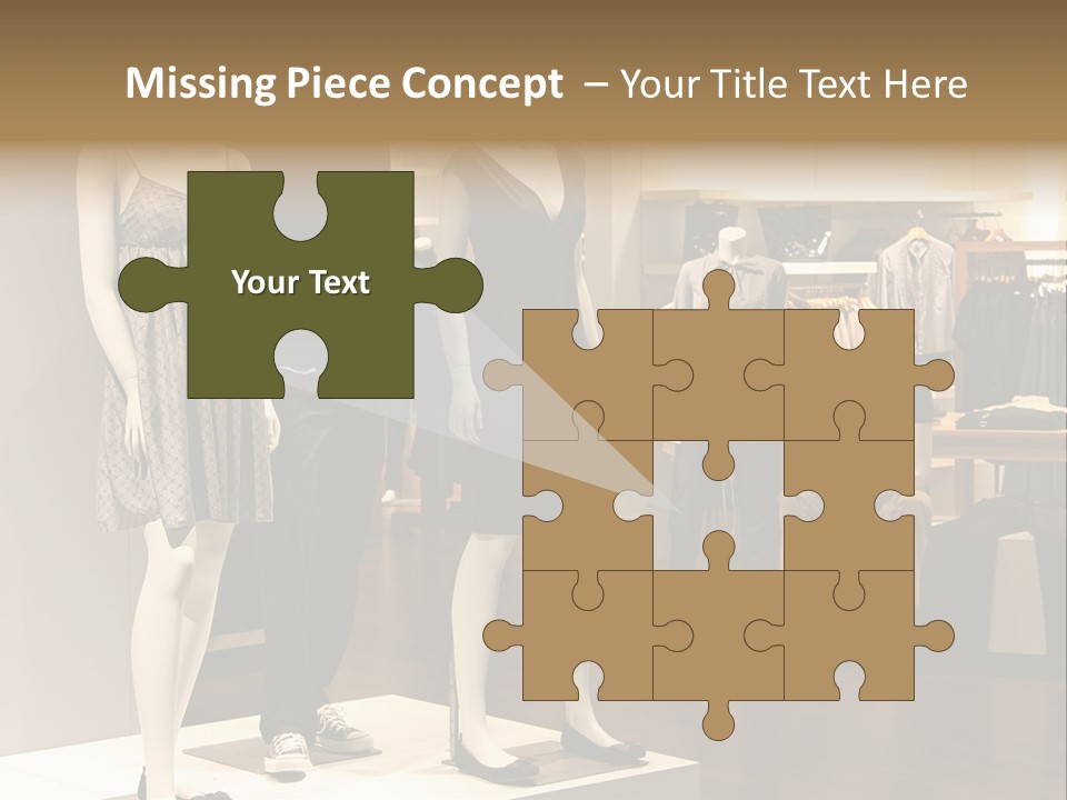 Women Male Fashion PowerPoint Template