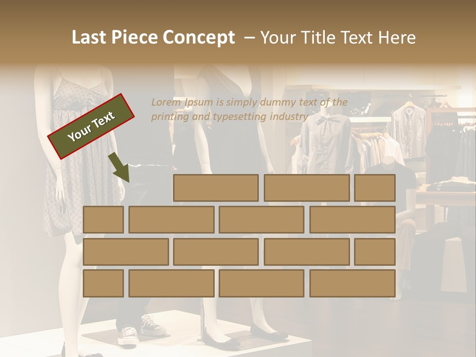 Women Male Fashion PowerPoint Template