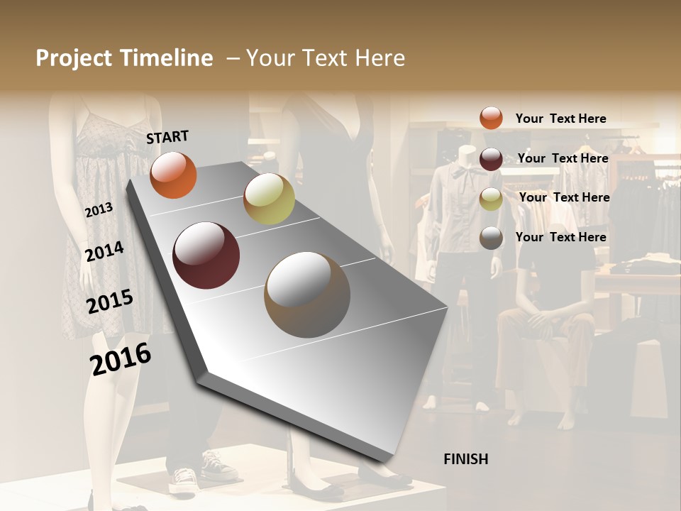 Women Male Fashion PowerPoint Template