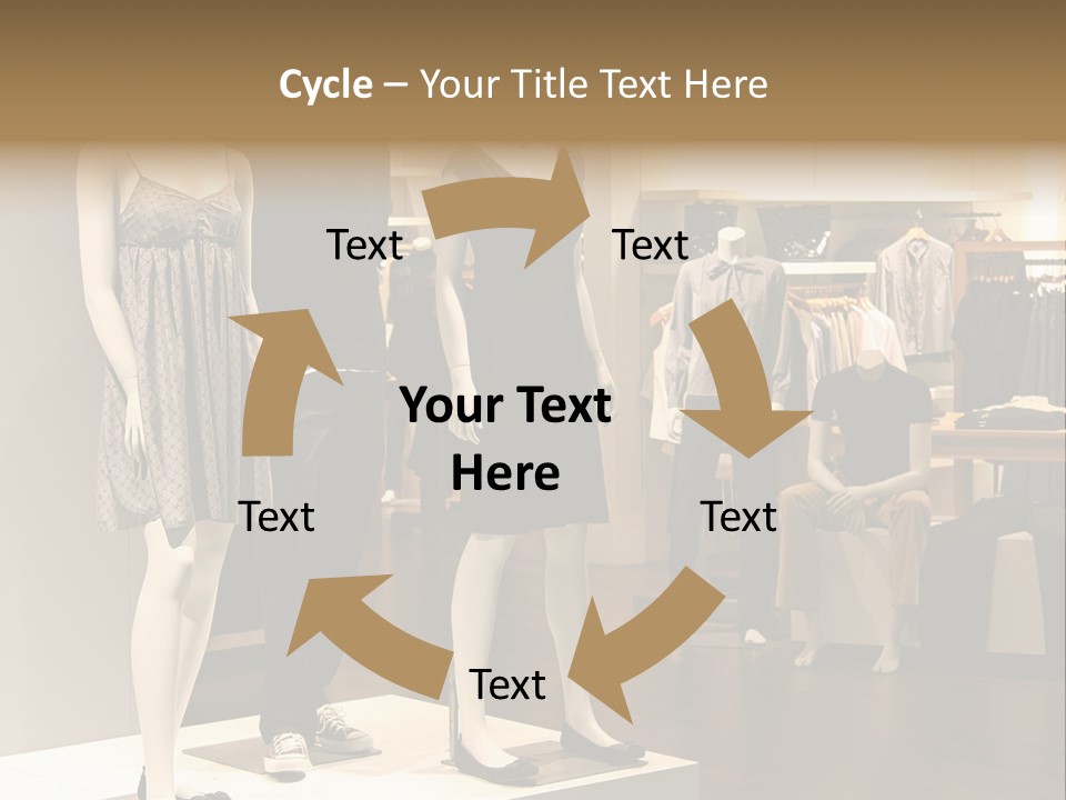 Women Male Fashion PowerPoint Template