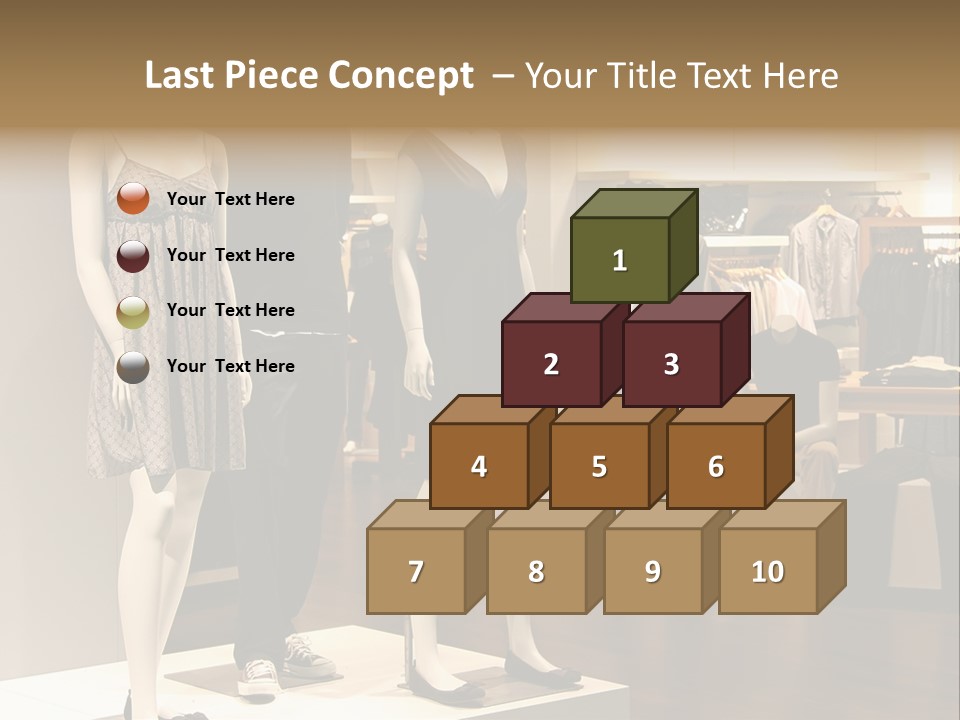 Women Male Fashion PowerPoint Template