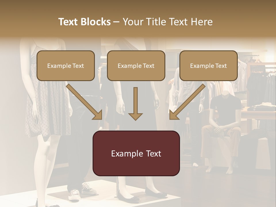 Women Male Fashion PowerPoint Template