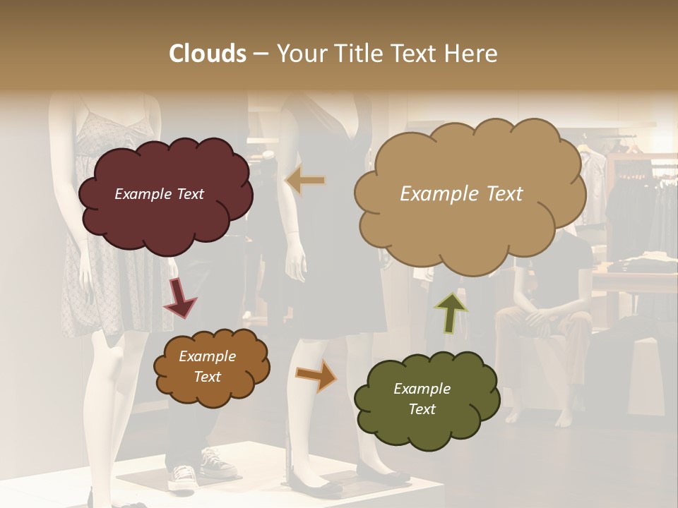 Women Male Fashion PowerPoint Template