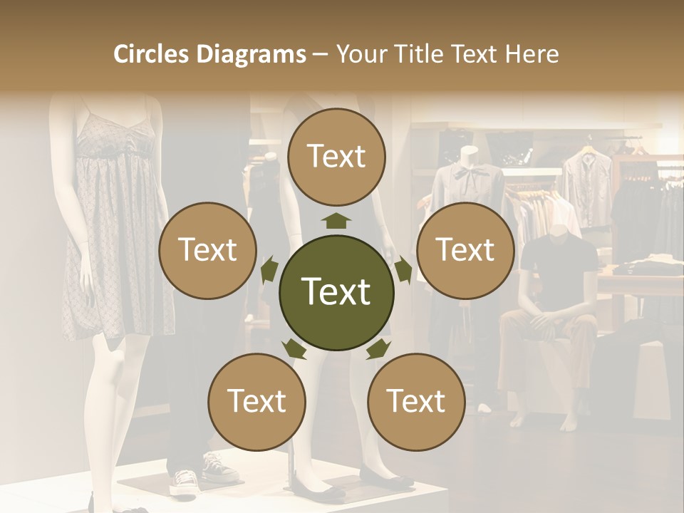 Women Male Fashion PowerPoint Template