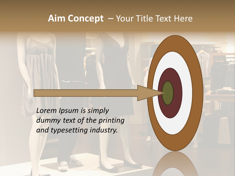 Women Male Fashion PowerPoint Template