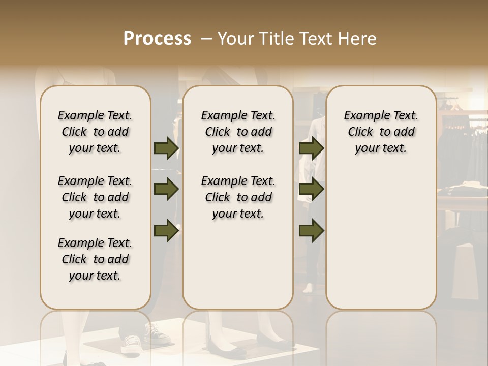 Women Male Fashion PowerPoint Template