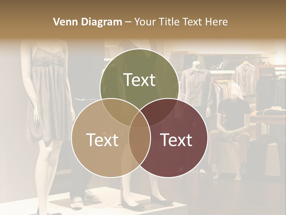 Women Male Fashion PowerPoint Template