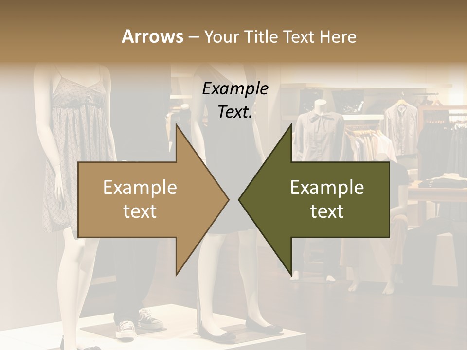 Women Male Fashion PowerPoint Template