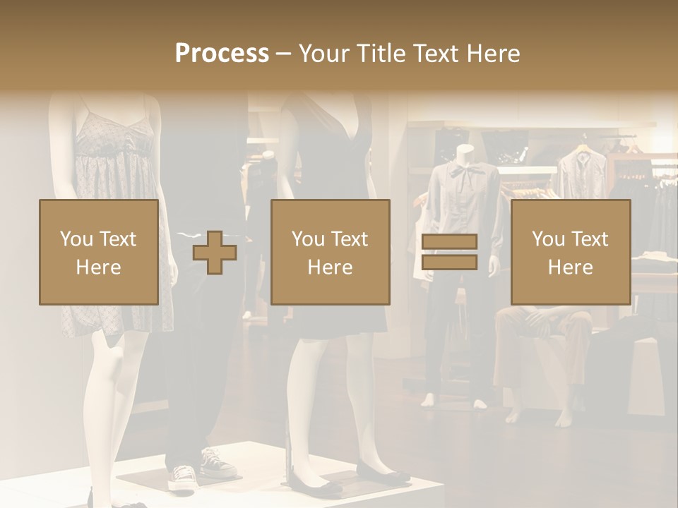 Women Male Fashion PowerPoint Template