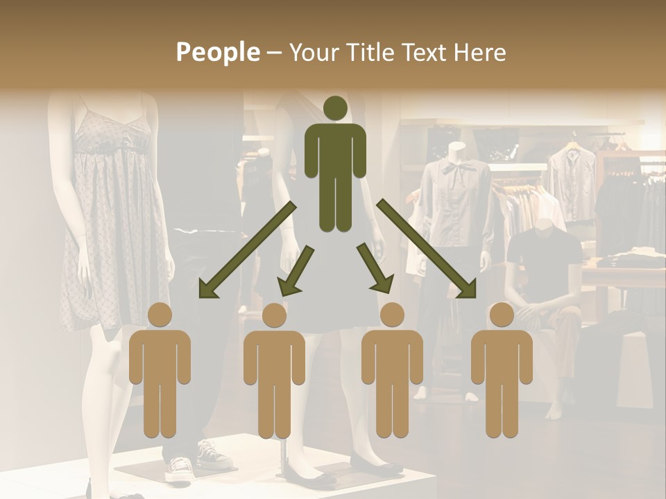 Women Male Fashion PowerPoint Template