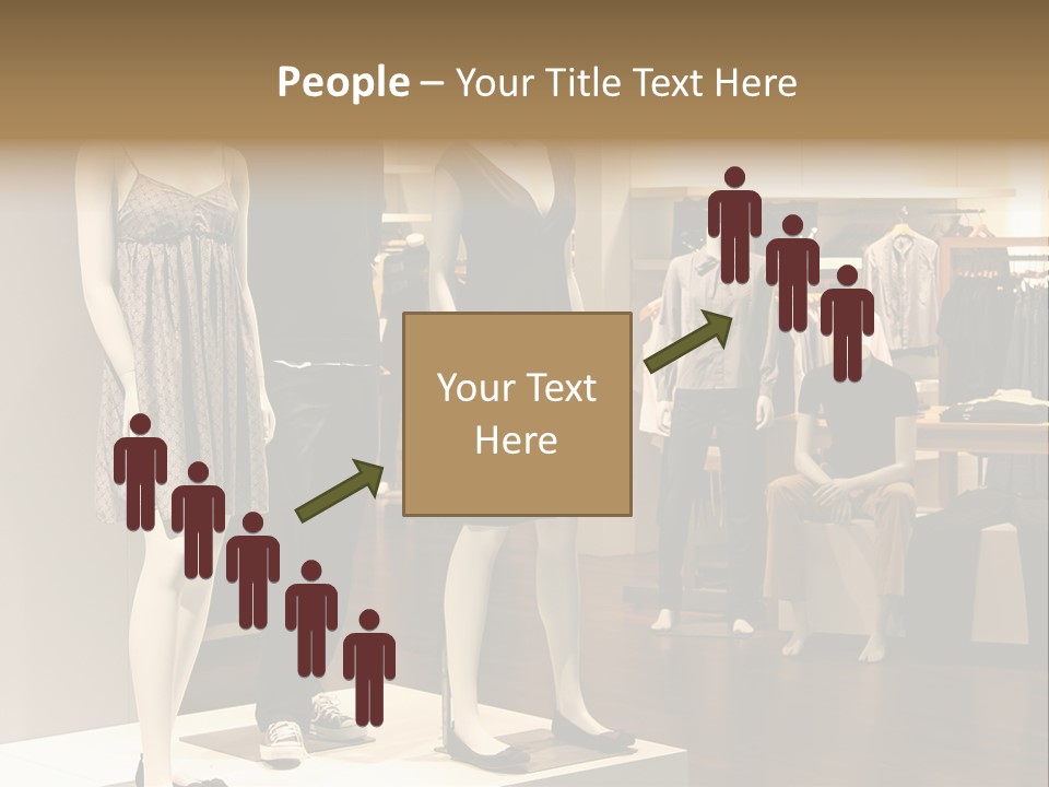 Women Male Fashion PowerPoint Template