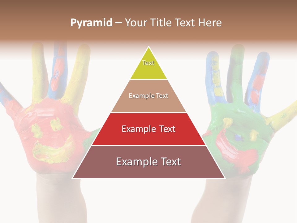Innocence Hand Messy PowerPoint Template