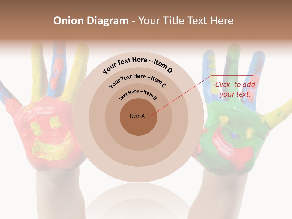 Innocence Hand Messy PowerPoint Template