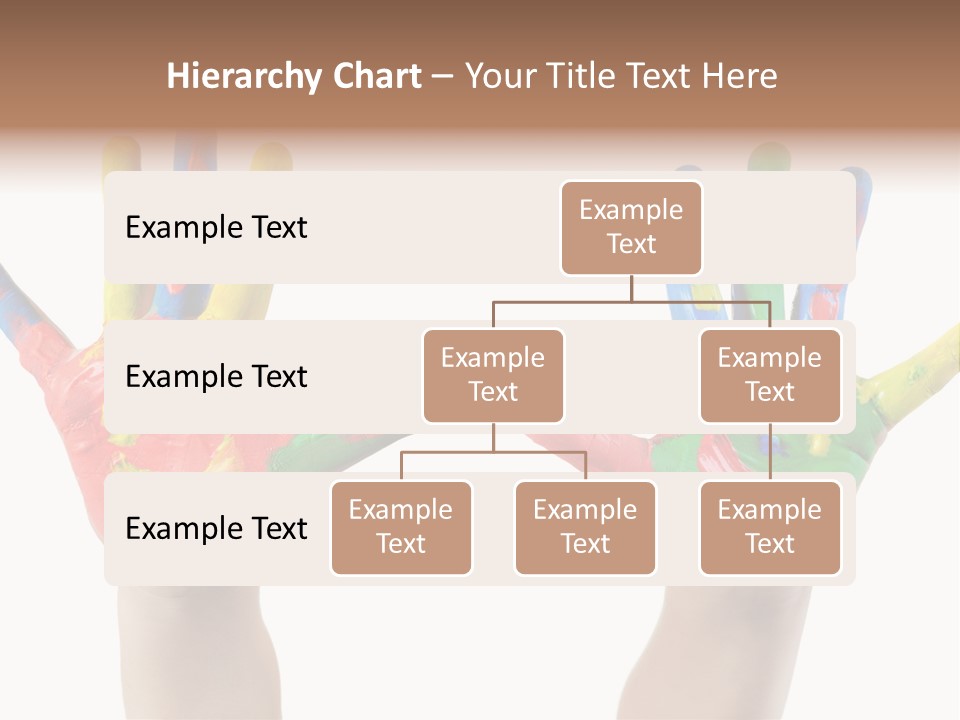 Innocence Hand Messy PowerPoint Template