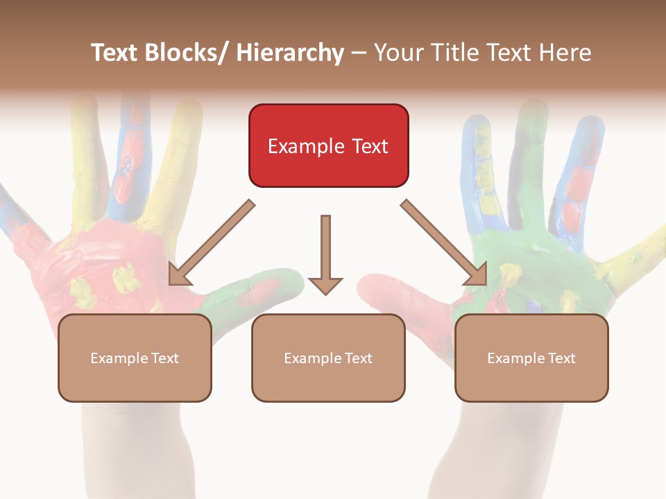 Innocence Hand Messy PowerPoint Template