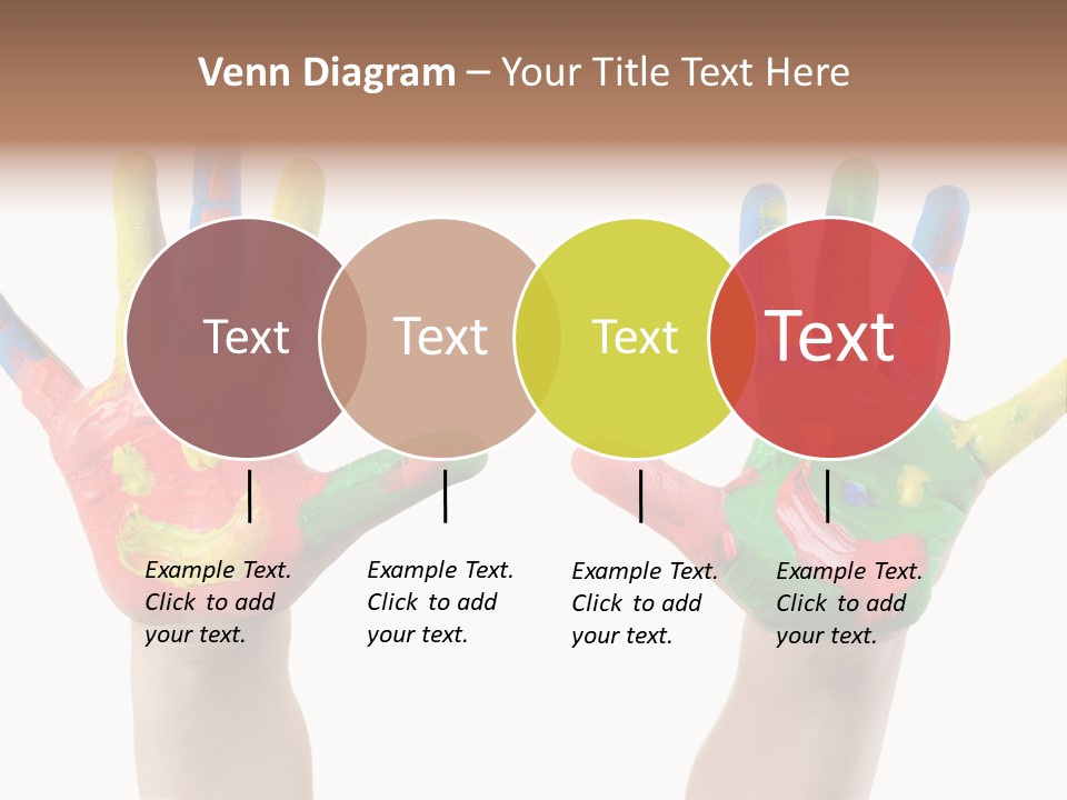 Innocence Hand Messy PowerPoint Template