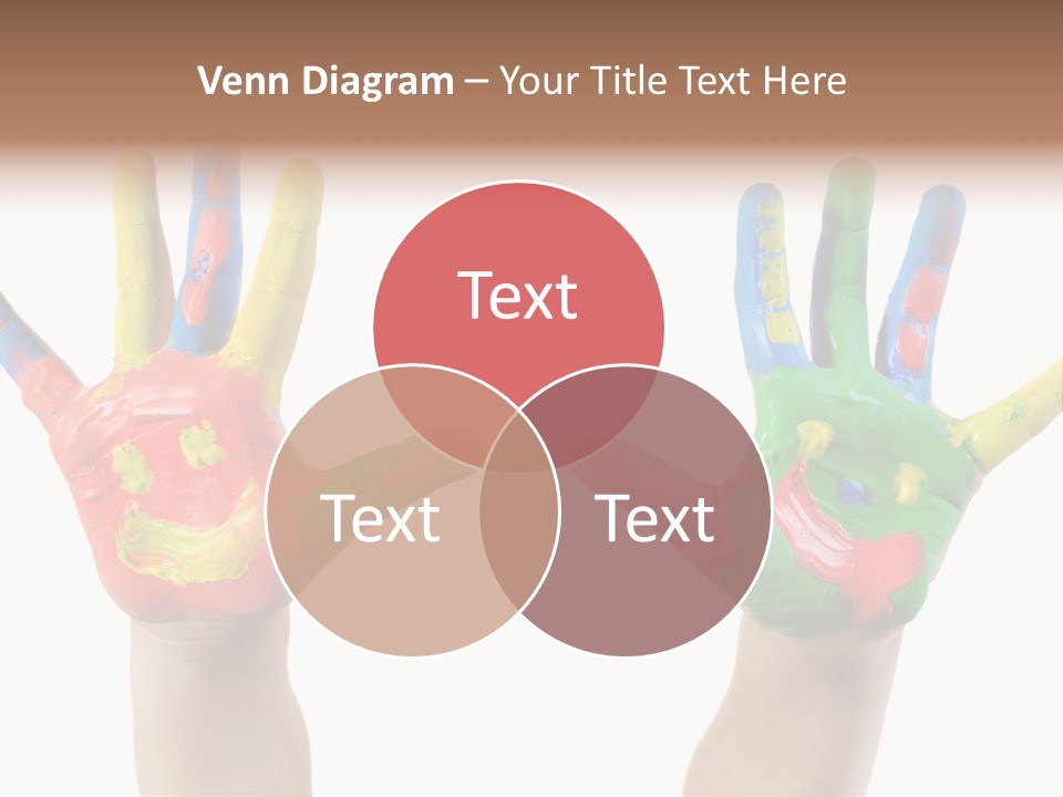 Innocence Hand Messy PowerPoint Template