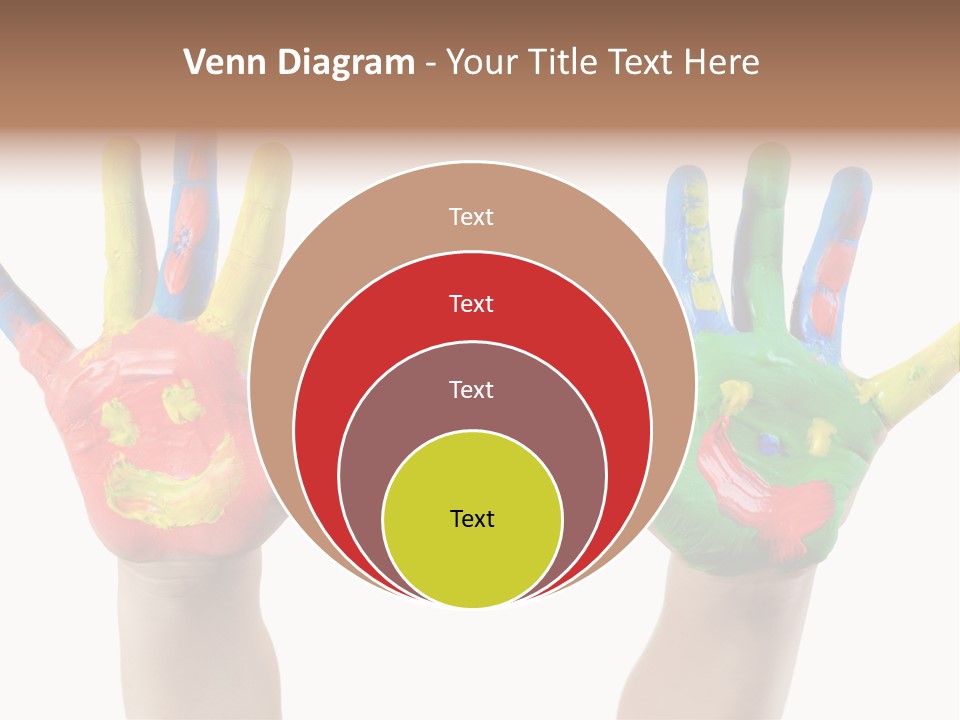 Innocence Hand Messy PowerPoint Template
