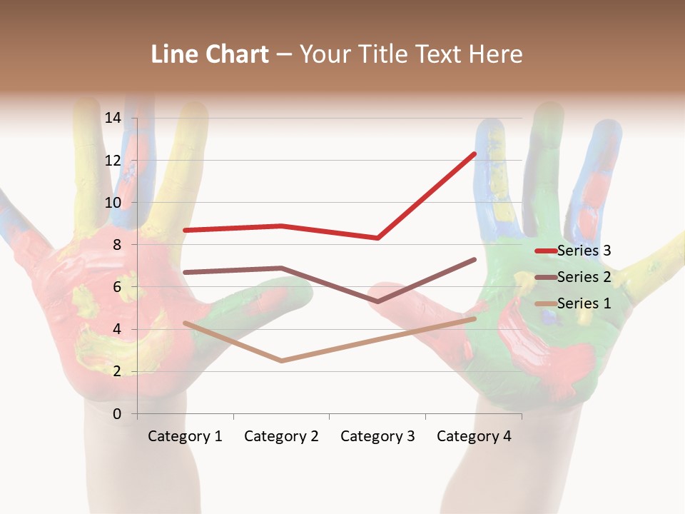 Innocence Hand Messy PowerPoint Template