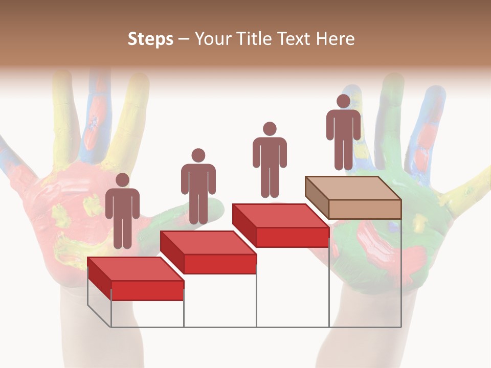 Innocence Hand Messy PowerPoint Template