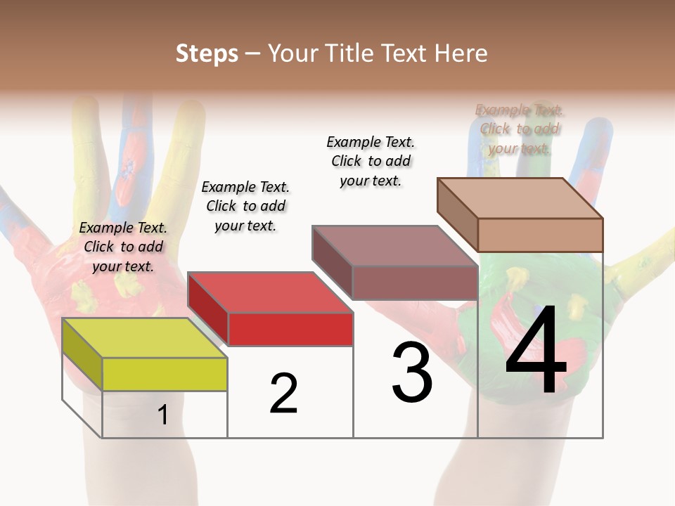 Innocence Hand Messy PowerPoint Template