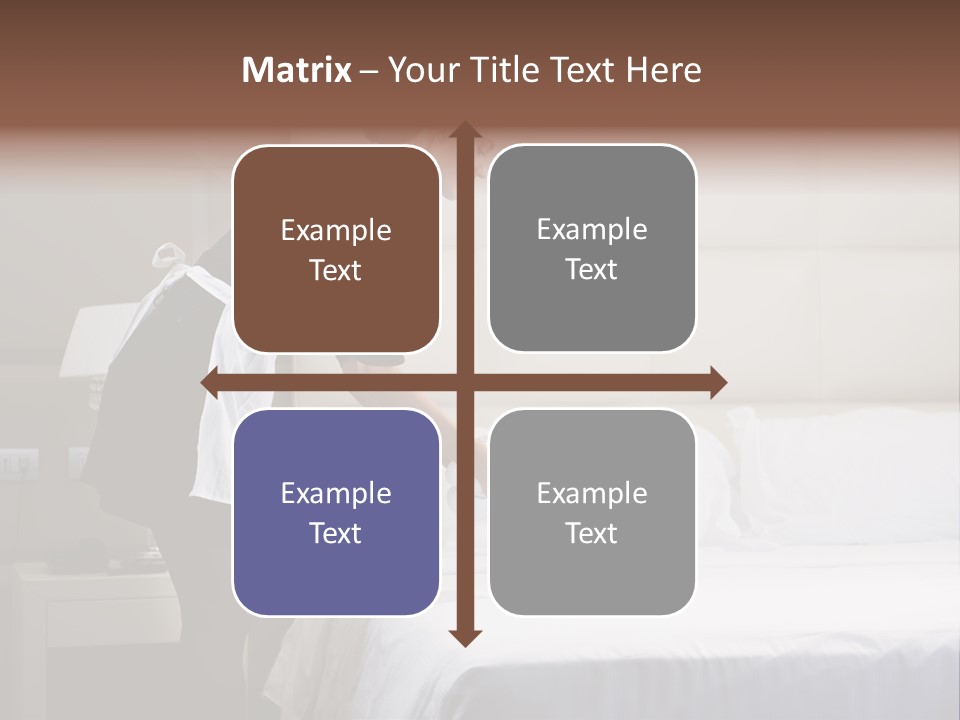Copy Space View Brown PowerPoint Template