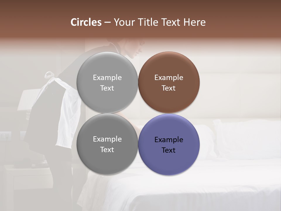 Copy Space View Brown PowerPoint Template