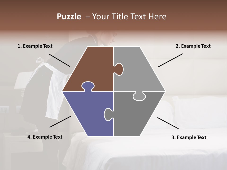 Copy Space View Brown PowerPoint Template