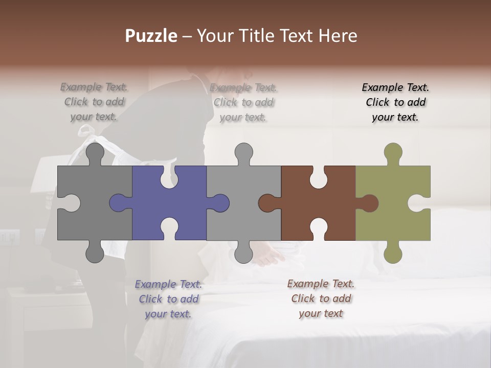 Copy Space View Brown PowerPoint Template