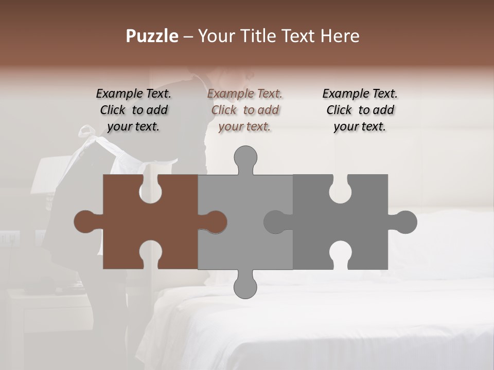 Copy Space View Brown PowerPoint Template