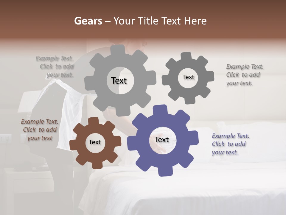 Copy Space View Brown PowerPoint Template