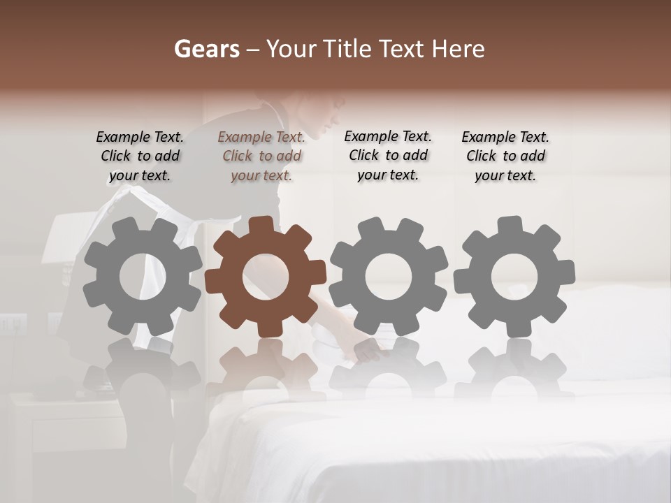 Copy Space View Brown PowerPoint Template