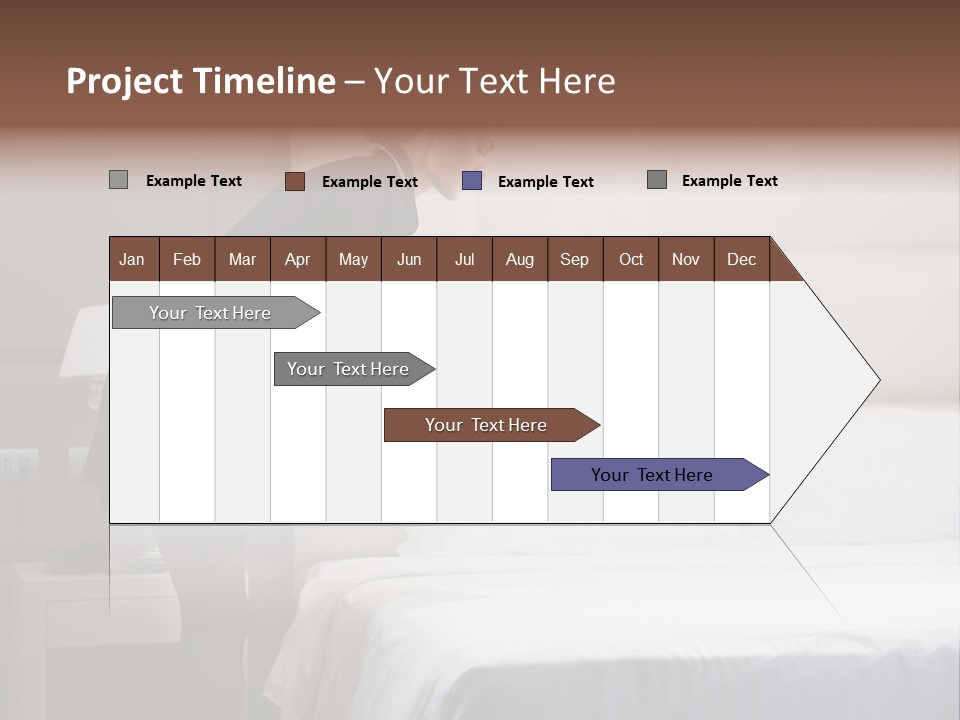 Copy Space View Brown PowerPoint Template