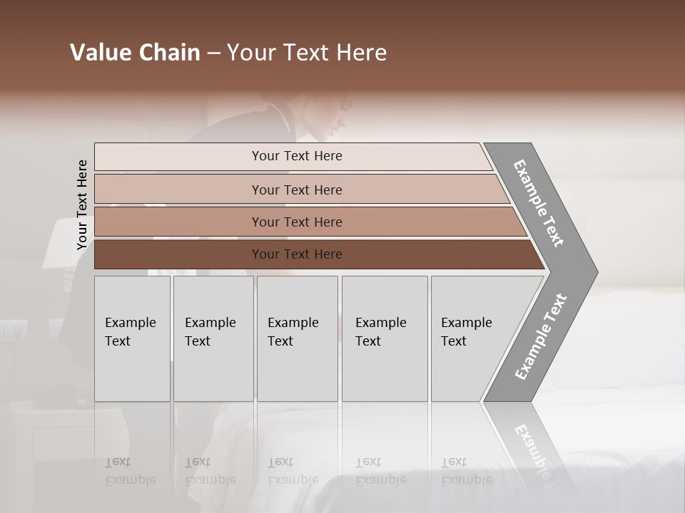 Copy Space View Brown PowerPoint Template