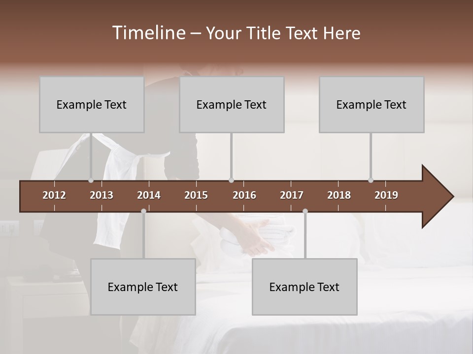Copy Space View Brown PowerPoint Template