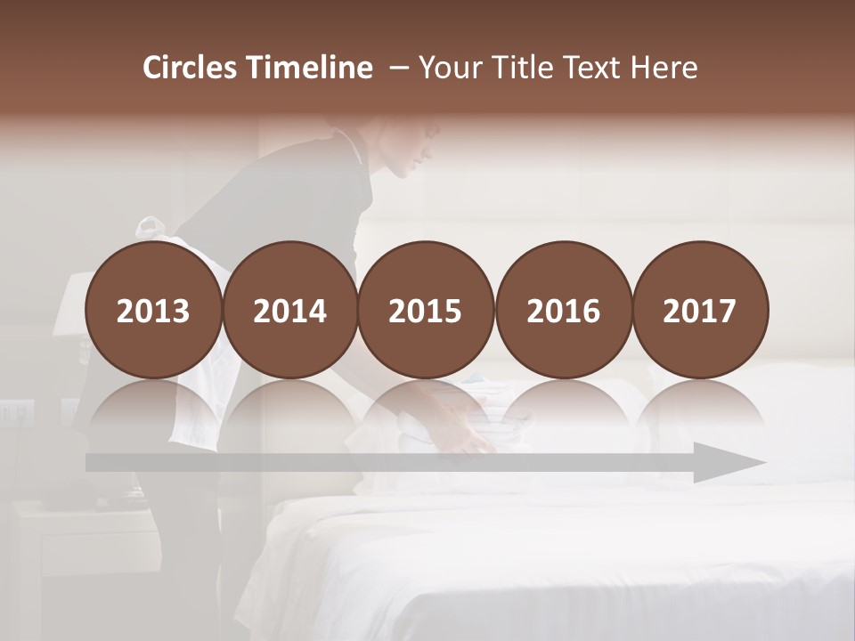 Copy Space View Brown PowerPoint Template