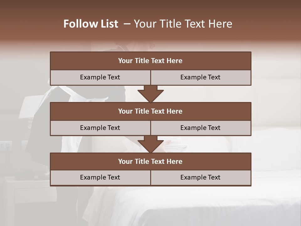 Copy Space View Brown PowerPoint Template